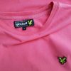 Lyle & Scott Stl S Färg Rosa Herr T-shirt Kortärmad Material Bomull 100%