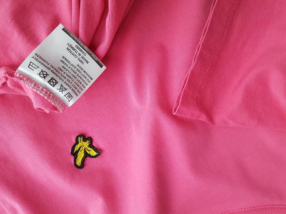 Lyle & Scott Stl S Färg Rosa Herr T-shirt Kortärmad Material Bomull 100%