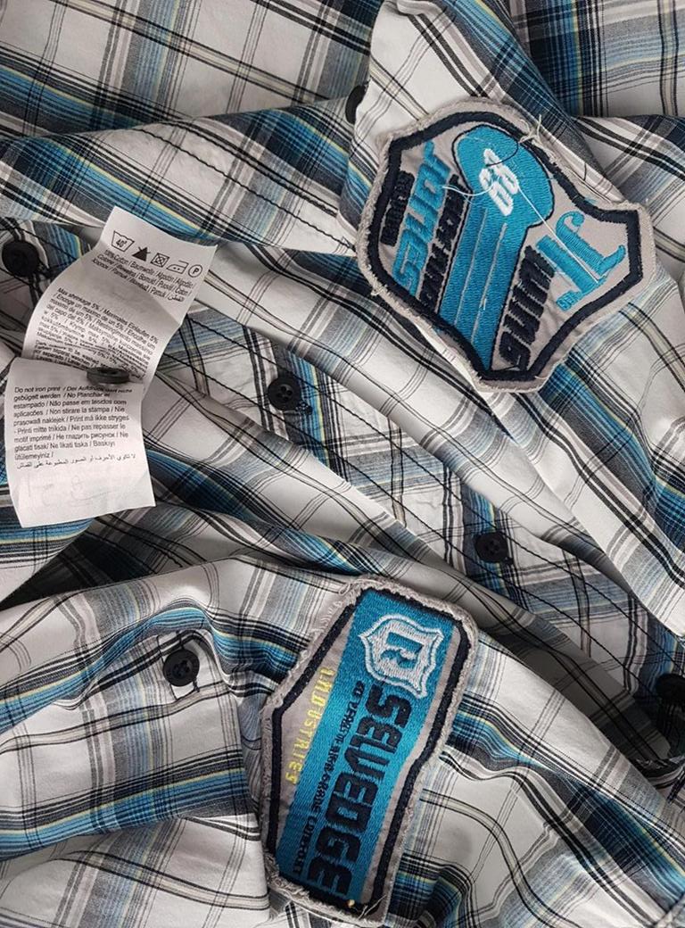 Jack & jones Stl L Färg Vit Krage Herr skjorta, casual Långärmad Material Bomull 100%