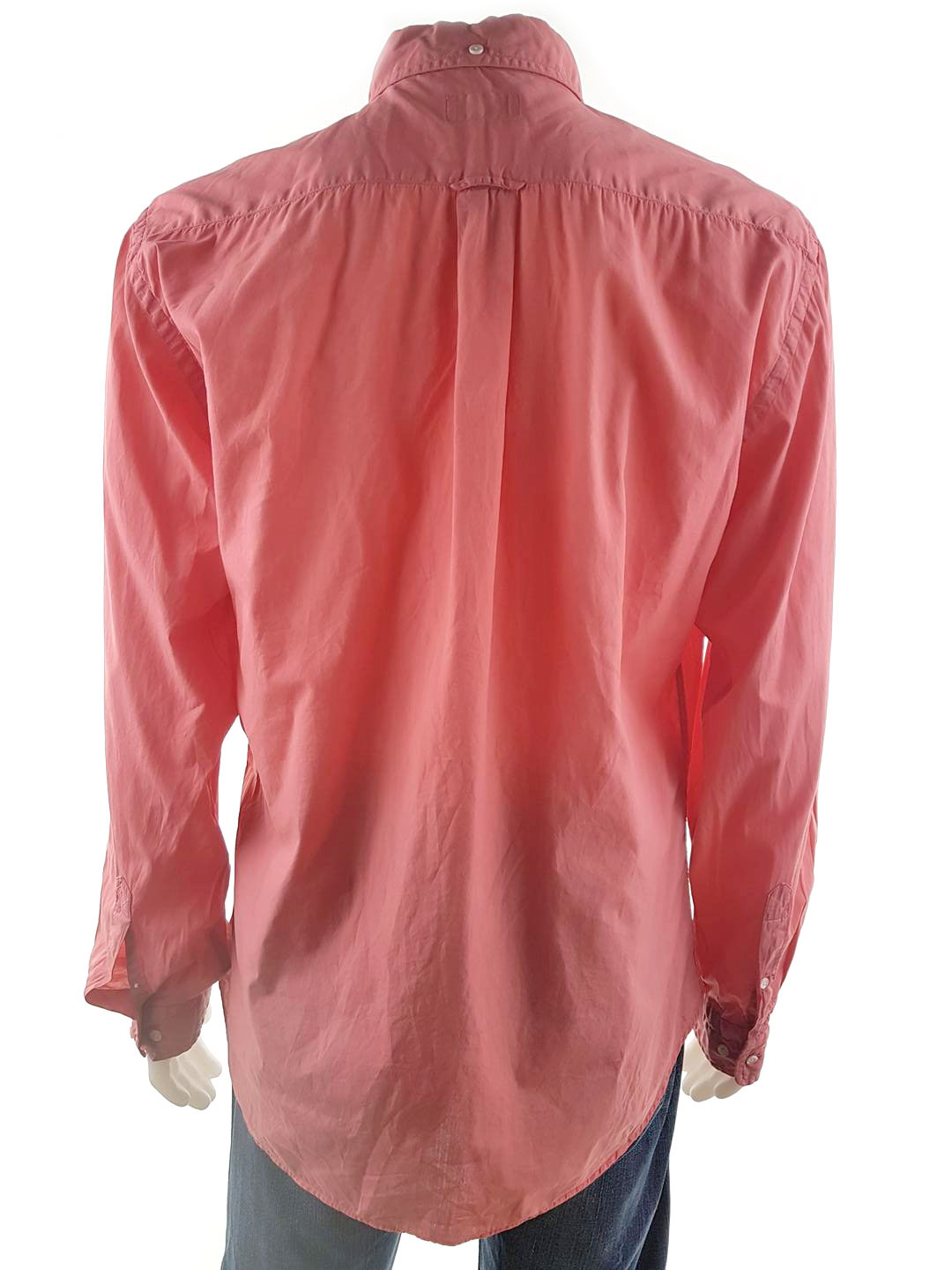 Gant Stl XL Färg Rosa Krage Herr skjorta, casual Långärmad Material Bomull 100%