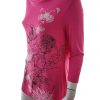 Signature Stl 38 Färg Rosa Draperad Tunika blus ärm 3/4 Material Viskos