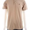 Marlboro Classics Stl M Färg Beige Krage Herr Polo Kortärmad Material Bomull 100%