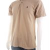 Marlboro Classics Stl M Färg Beige Krage Herr Polo Kortärmad Material Bomull 100%