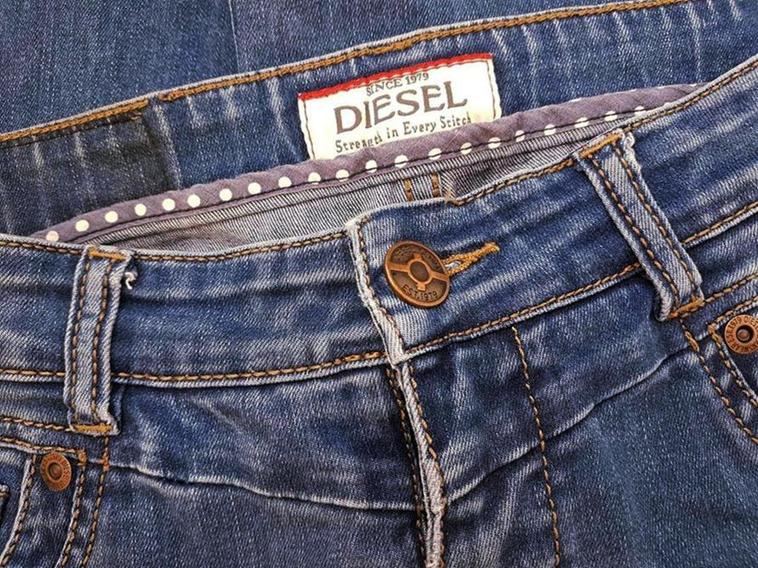 Diesel Stl 28 Färg Blå Jeans Material Bomull