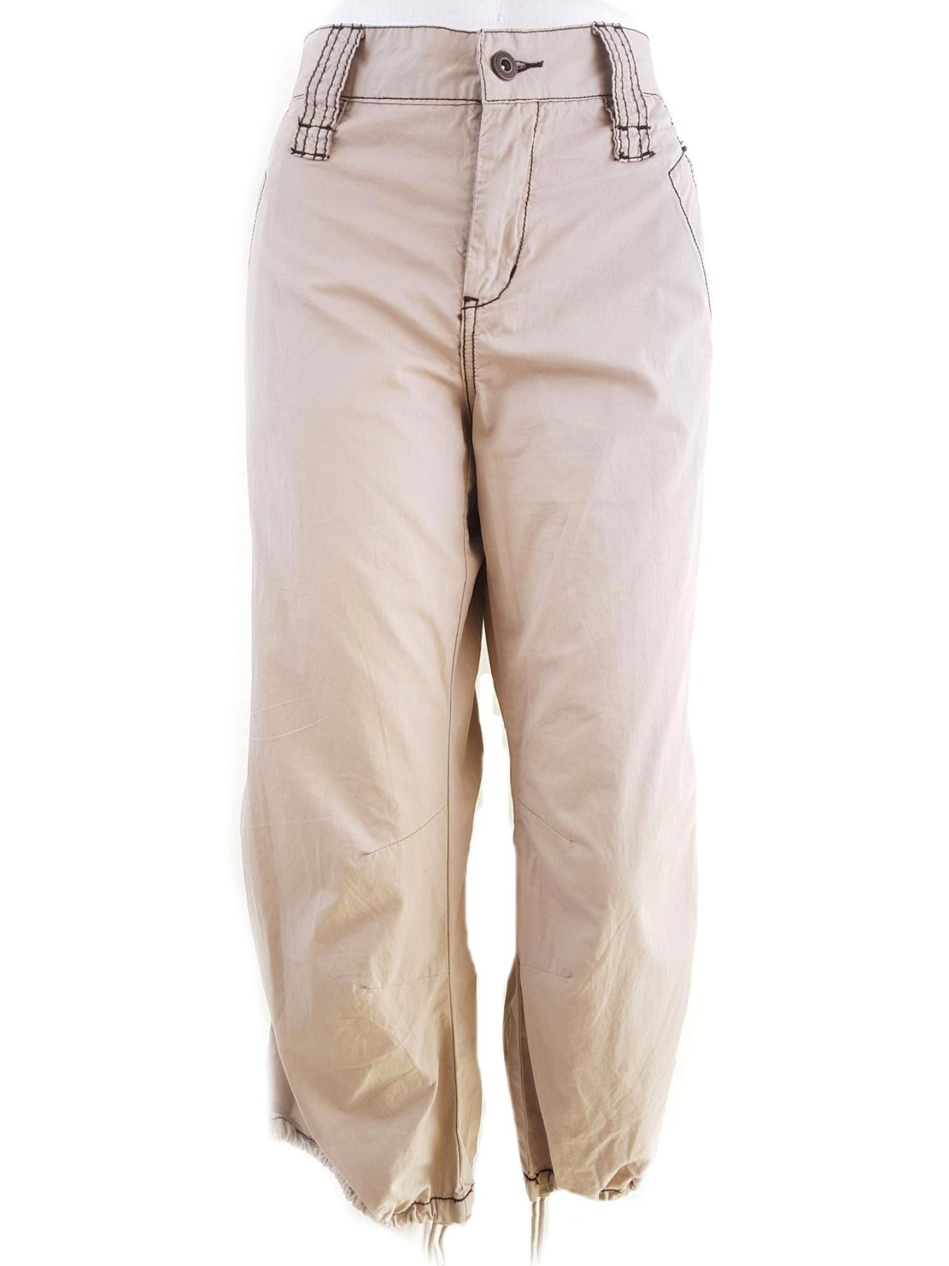 Warehouse Stl 44 Färg Beige Casual Byxor Material Bomull 100%