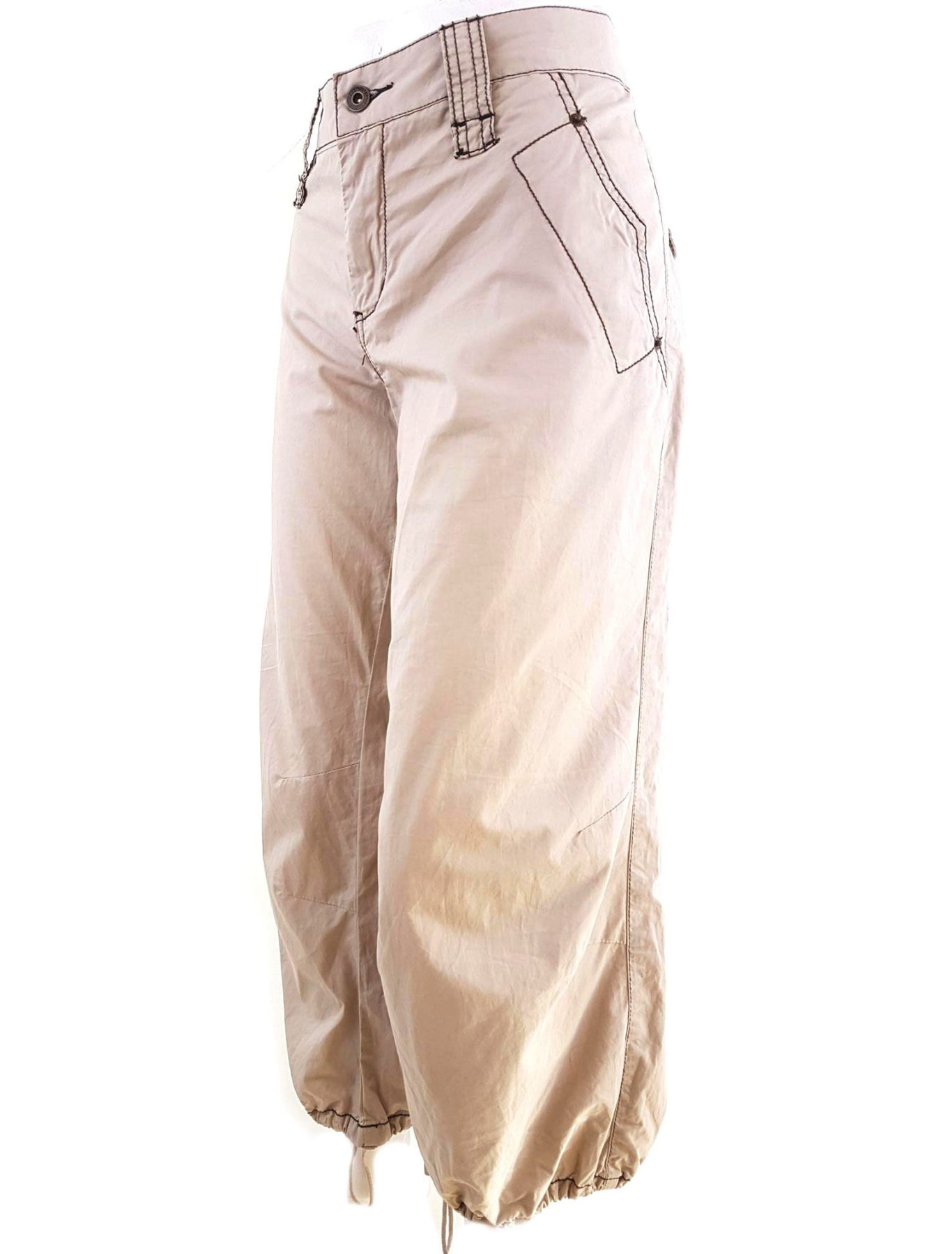 Warehouse Stl 44 Färg Beige Casual Byxor Material Bomull 100%