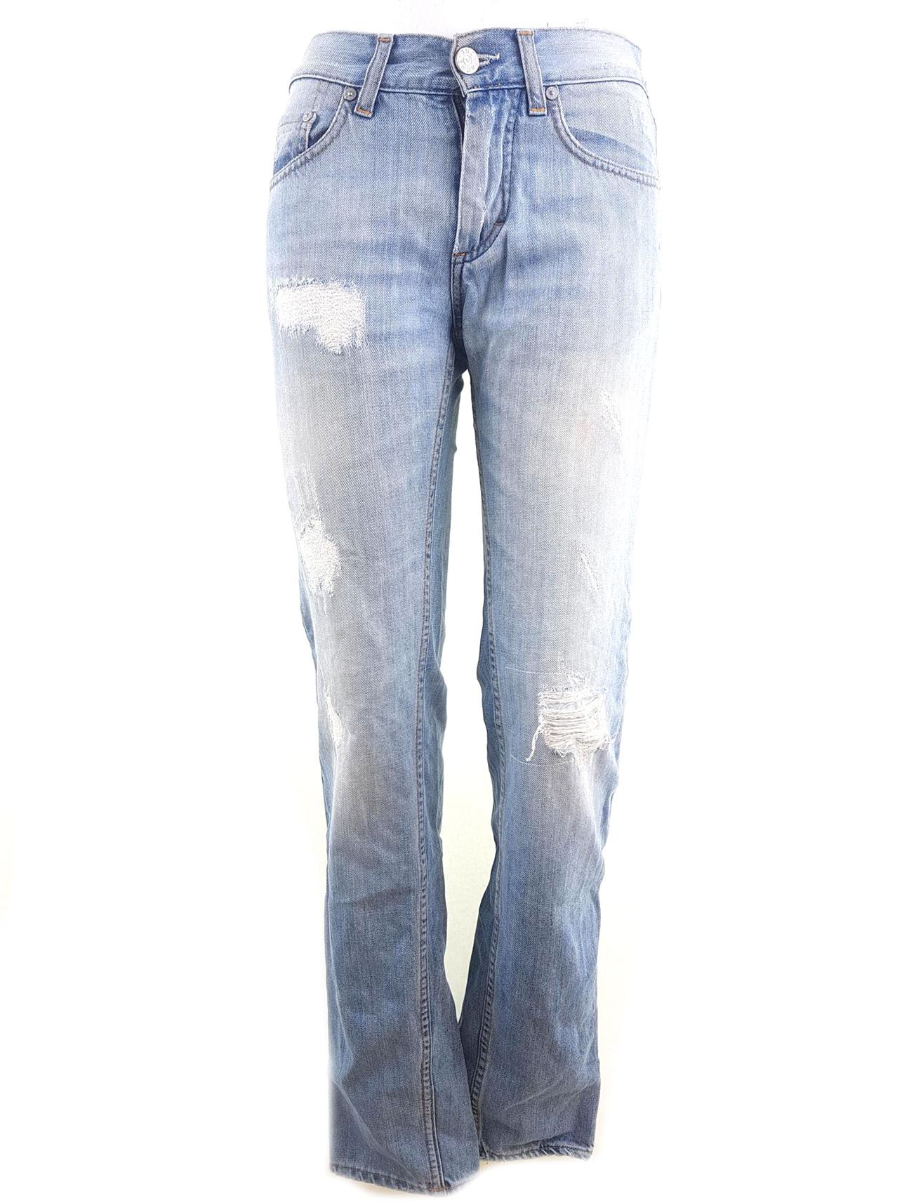 ACNE Stl 25/32 Färg Blå Jeans Material Bomull 100%