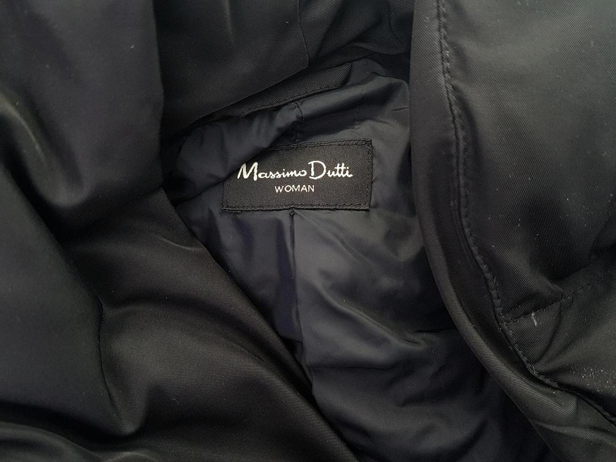 Massimo dutti Stl S Färg Svart Kappa Långärmad