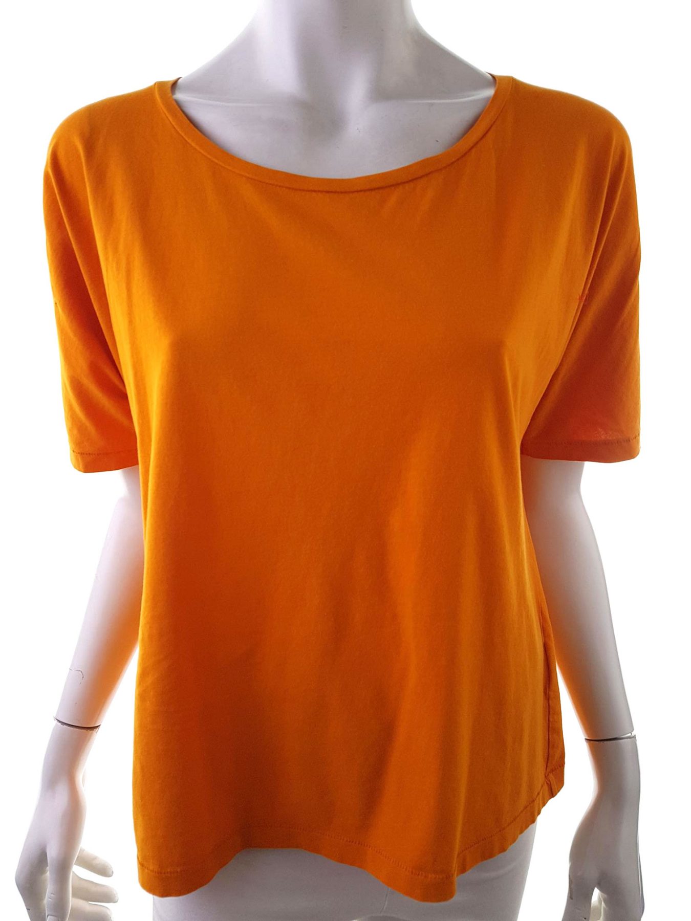 ACNE Studios Stl M Färg Orange Rund urringning T-shirt Kortärmad Material Bomull 100%