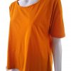 ACNE Studios Stl M Färg Orange Rund urringning T-shirt Kortärmad Material Bomull 100%