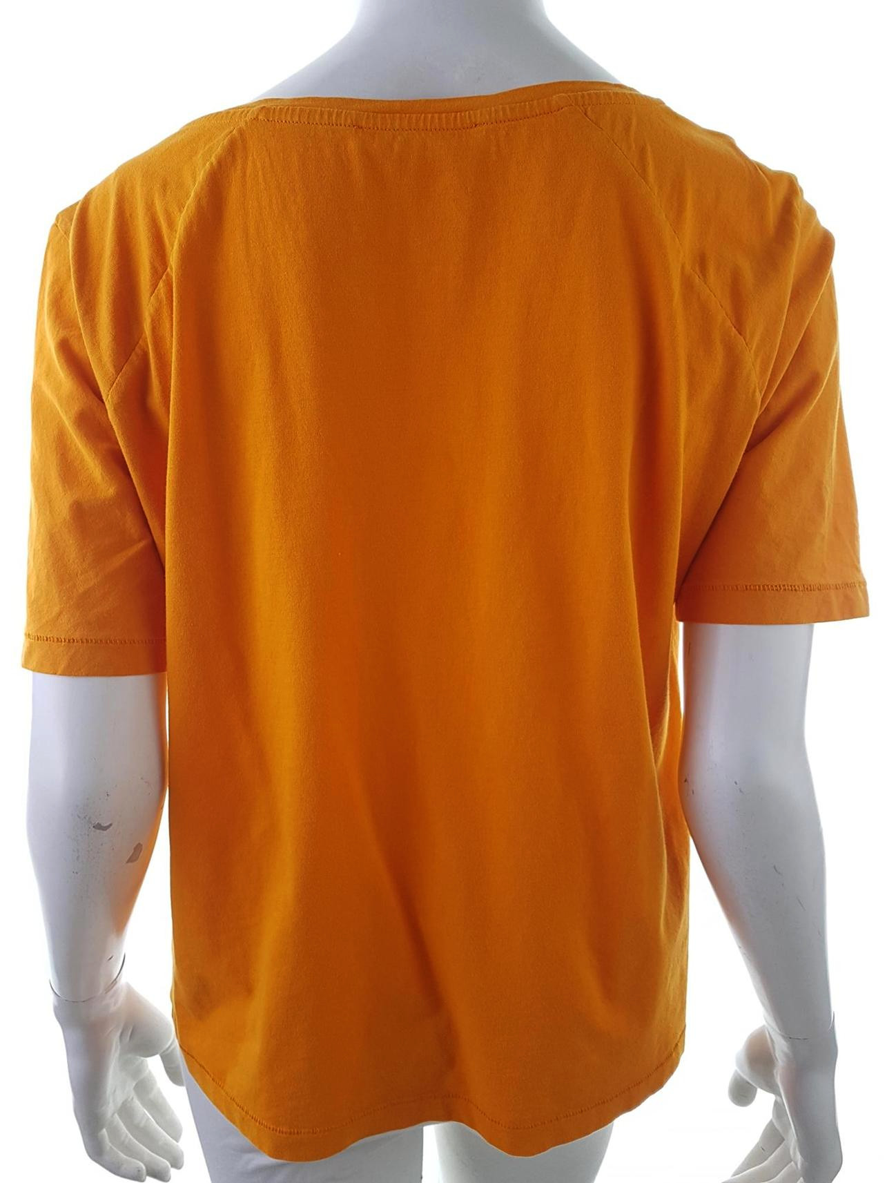 ACNE Studios Stl M Färg Orange Rund urringning T-shirt Kortärmad Material Bomull 100%