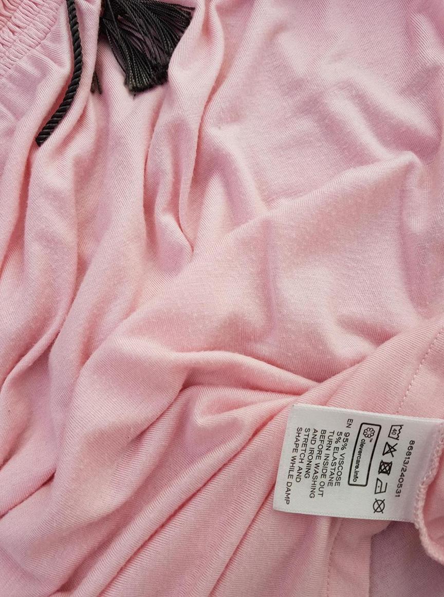 Kappahl Stl 170 Färg Rosa Rund urringning Blus Kortärmad Material Viskos