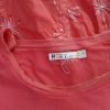 Roxy Stl S Rund urringning Tunika blus ärm 3/4