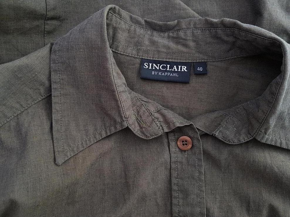 Sinclair by Kappahl Stl 40 Krage Knäppt Skjort Blus Långärmad