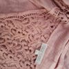 Sorbet Stl XL Färg Rosa V-ringning Öppen Tunika Blus Långärmad Material Rayon 100%