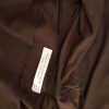 Zara Stl M Färg Brun Kvadratisk urringning Kroppsnära Klänning Kortärmad Midi Material Rayon