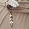 PERUZZI ITALY Stl XL Färg Khaki Rund urringning Blus Kortärmad Material Viskos