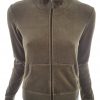 Juicy couture Stl M Färg Khaki Sweatshirt med Dragkedja Långärmad Material Bomull