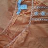 Old Navy Stl XL Färg Orange U-ringning Blus Kortärmad Material Bomull 100%