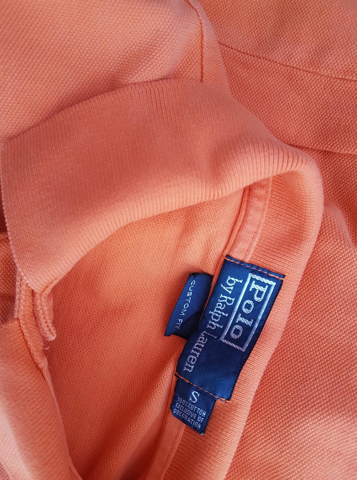 Polo Ralph Lauren Stl S Färg Orange Krage Herr Polo Kortärmad Material Bomull 100%