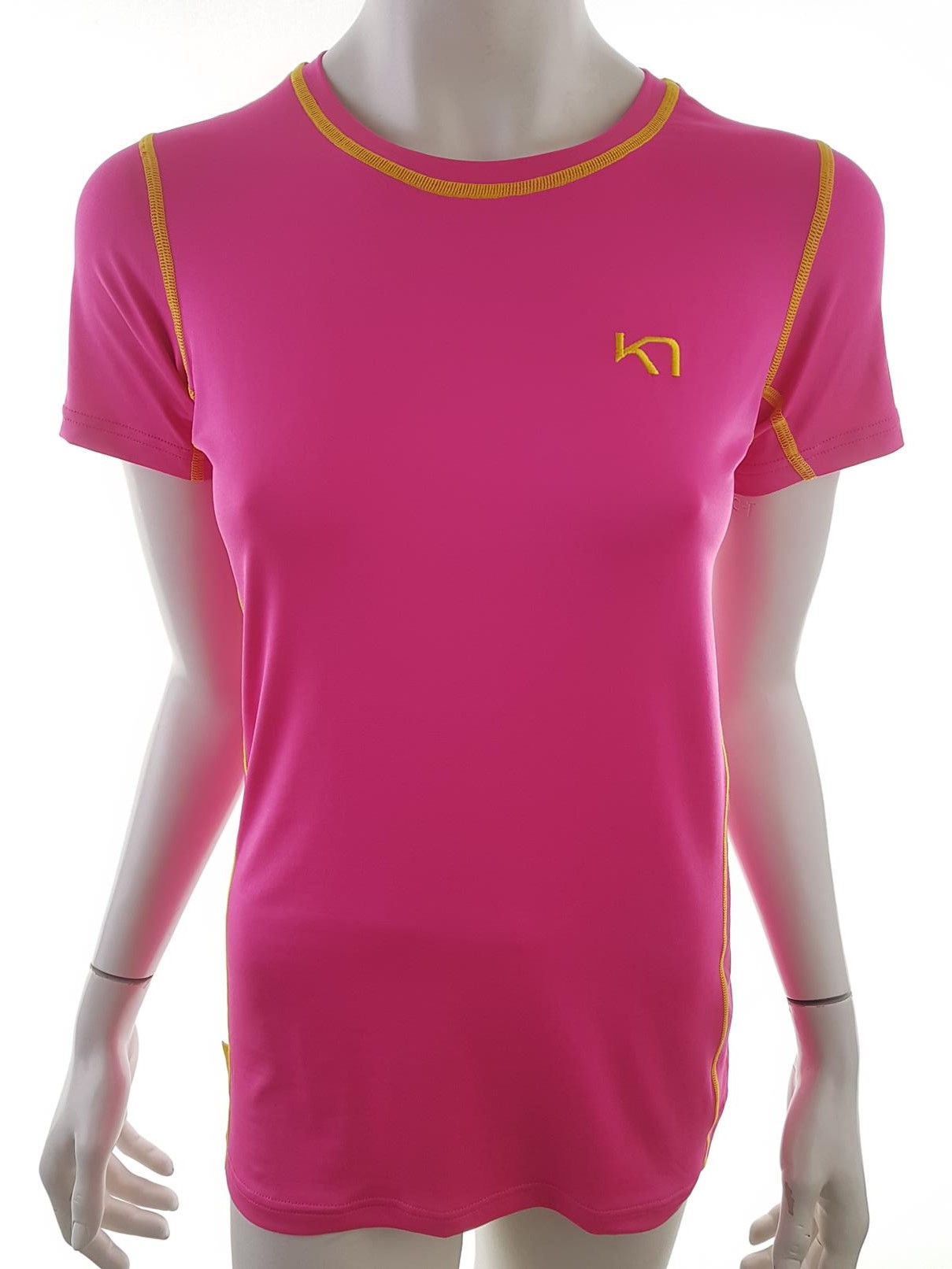 Kari Traa Stl M Färg Rosa Rund hals T-shirt Kortärmad