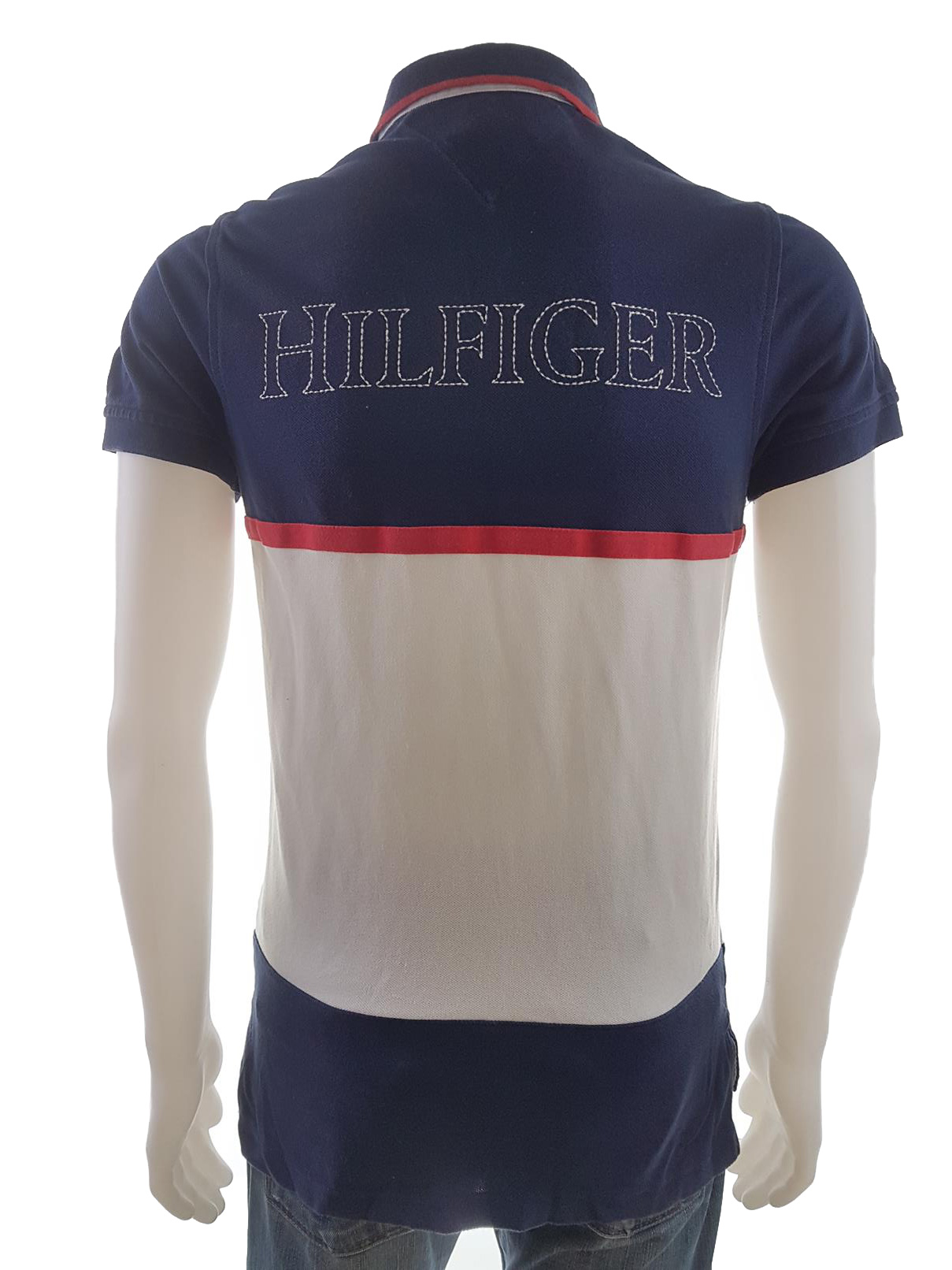 Tommy hilfiger Stl XS Färg Marinblå Krage Herr Polo Kortärmad Material Bomull 100%