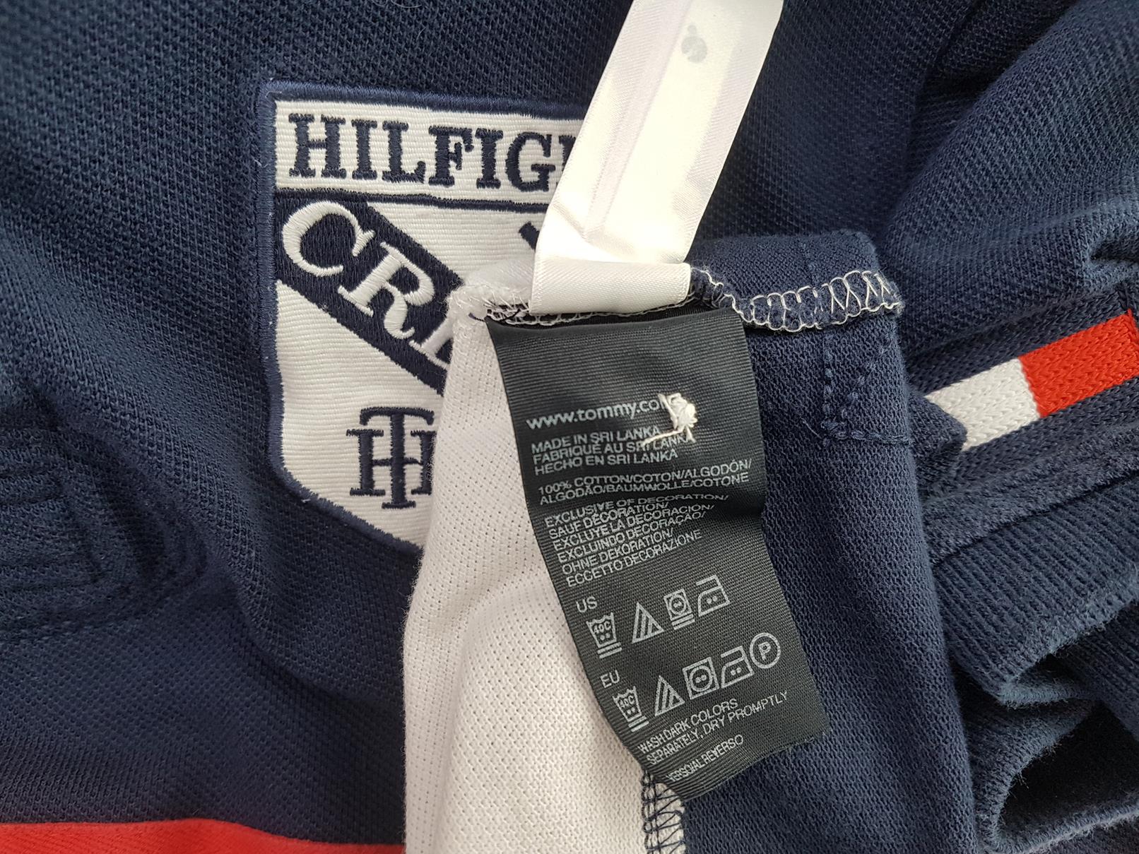 Tommy hilfiger Stl XS Färg Marinblå Krage Herr Polo Kortärmad Material Bomull 100%