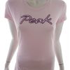 Peak performance Stl S Färg Pudrig Rosa Rund urringning T-shirt Kortärmad Material Bomull