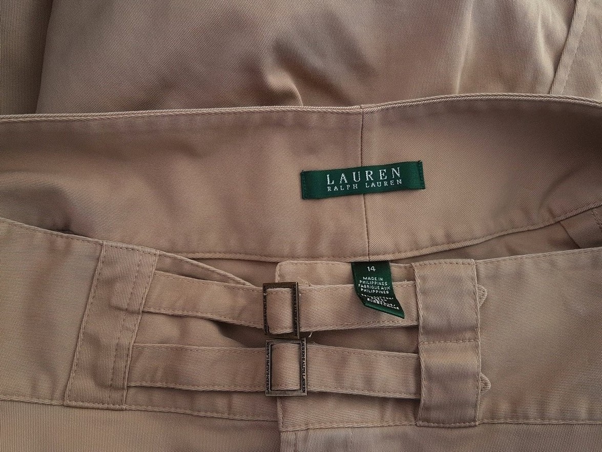 Ralph Lauren Stl 14 (42) Färg Brun Rak och pennkjol Kjol Knälängd Material Bomull