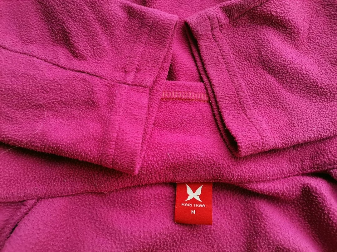 Kari Traa Stl M Färg Rosa Sweatshirt med Dragkedja Långärmad