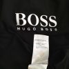 Hugo Boss Stl M Färg Svart V-ringning Kroppsnära Klänning ärm 3/4 Knälängd Material Modal