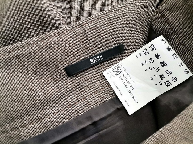 Hugo Boss Stl 34 Färg Brun Rak och pennkjol Kjol Knälängd Material Jungfrulig ull