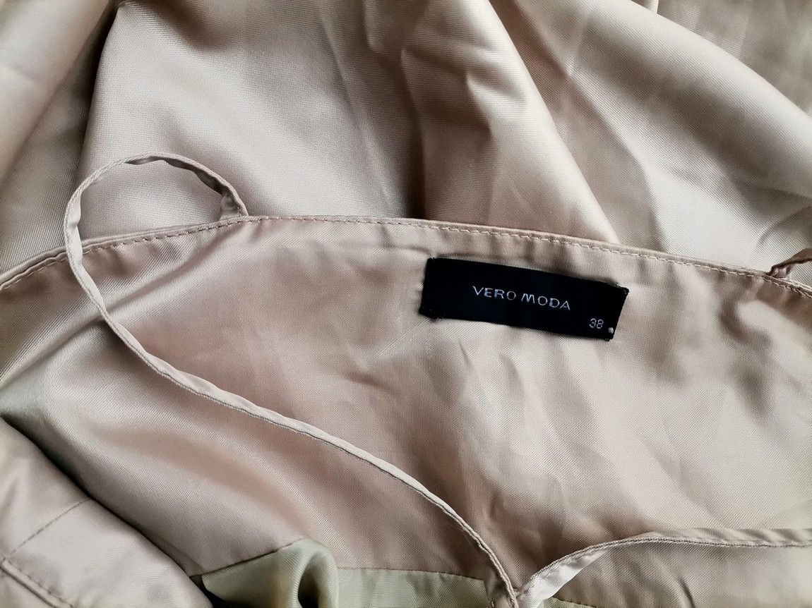 Vero moda Stl 38 Färg Pärla Halter Balklänning Afton Klänning Ärmlös Lång