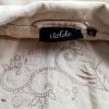 Isolde Stl 42 Färg Beige Krage Kavaj med knappar Långärmad Material Lin