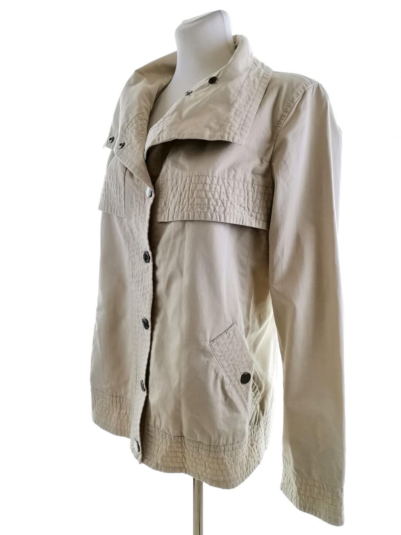 Massimo dutti Stl L Färg Beige Jacka Långärmad Material Bomull 100%