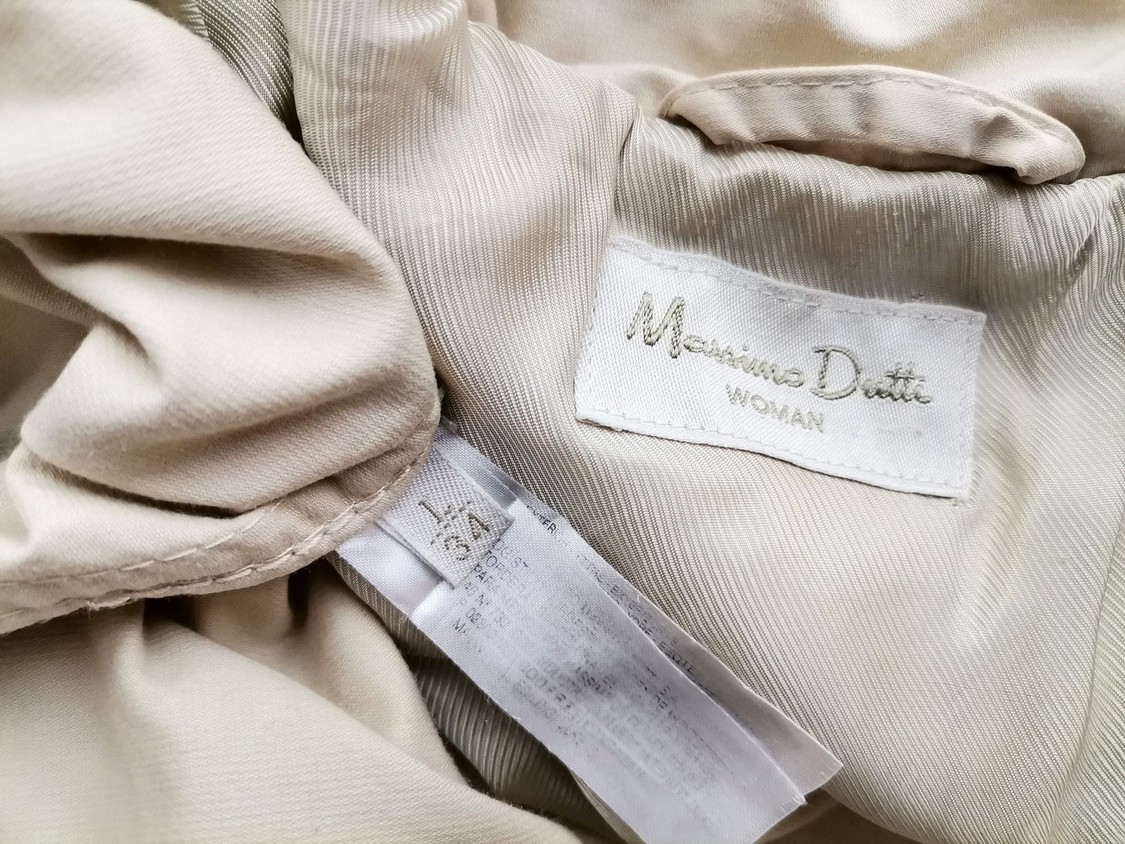 Massimo dutti Stl L Färg Beige Jacka Långärmad Material Bomull 100%