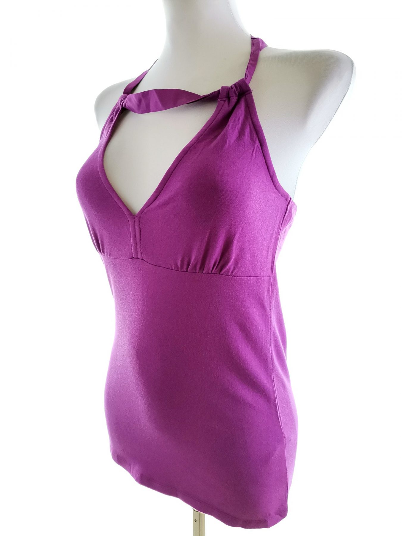 Massimo dutti Stl M Färg Lila Halter Blus Ärmlös Material Viskos