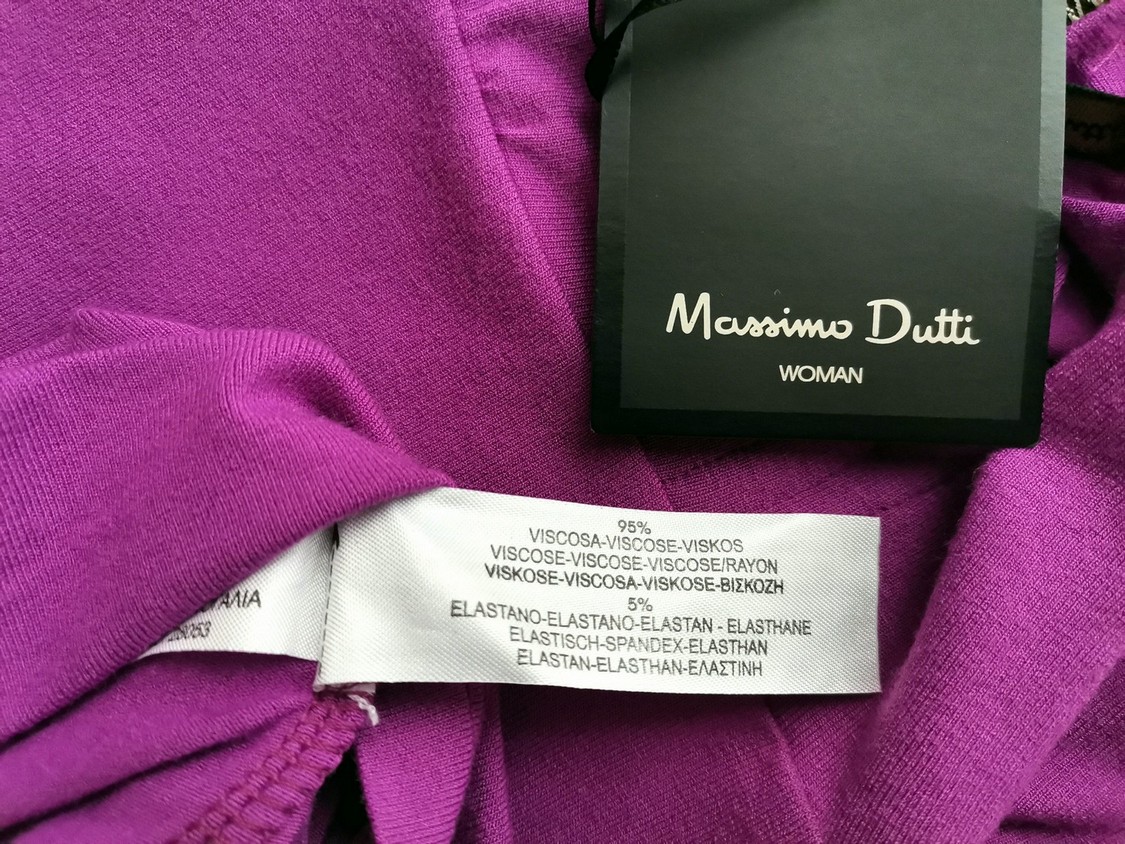 Massimo dutti Stl M Färg Lila Halter Blus Ärmlös Material Viskos