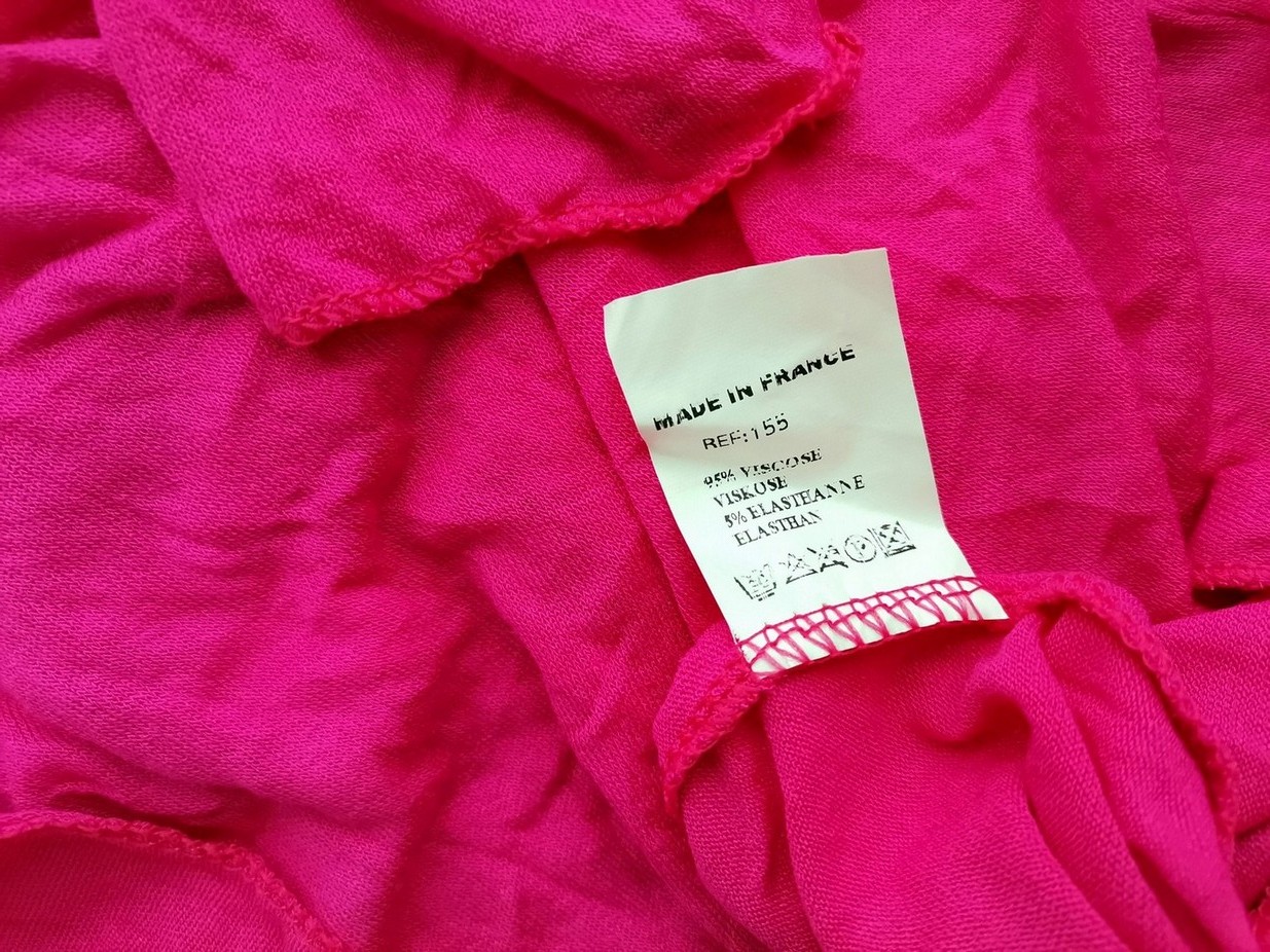 Flam Mode Stl 34 Färg Fuchsia Krage Lång öppen kofta Långärmad Material Viskos Finstickat