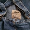 Denim Co. Stl 12 (40) Färg Blå Kvadratisk urringning Raka Klänningen Ärmlös Knälängd Material Bomull