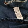 Denim Co. Stl 12 (40) Färg Blå Kvadratisk urringning Raka Klänningen Ärmlös Knälängd Material Bomull