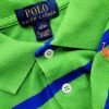 Ralph Lauren Stl L Färg Grön Ränder Krage Pikétröja Kortärmad Material Bomull 100%