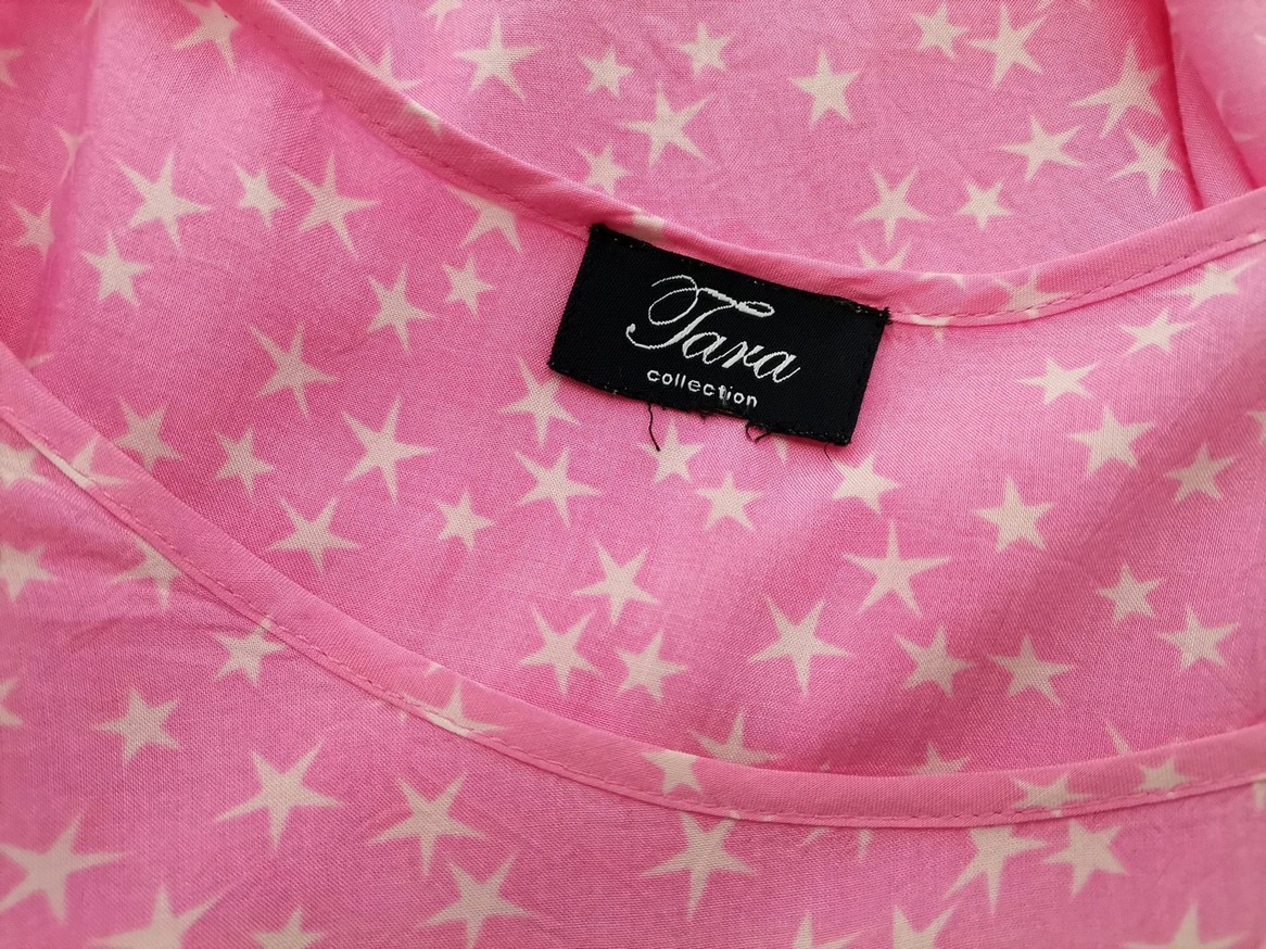 Tara Stl L Färg Rosa Båtringning Blus ärm 3/4 Material Viskos 100%