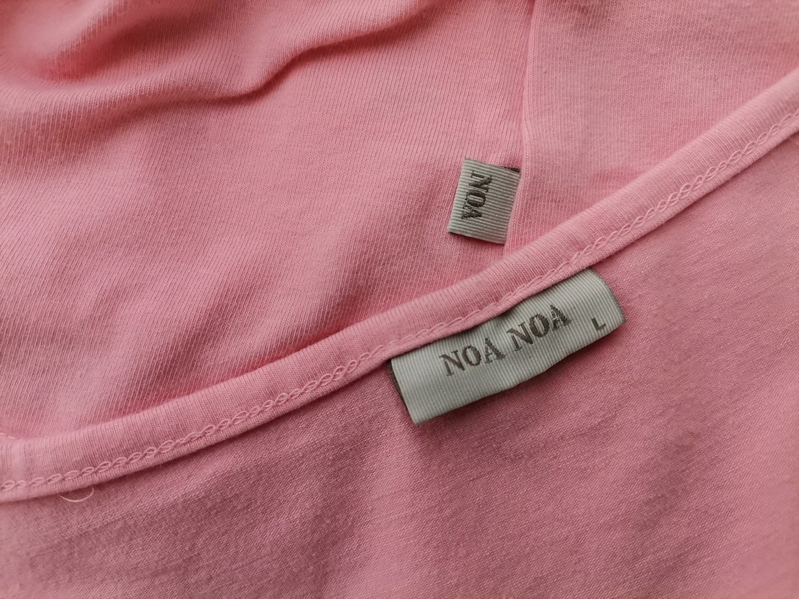 Noa noa Stl L Färg Rosa Rund urringning T-shirt Kortärmad Material Bomull