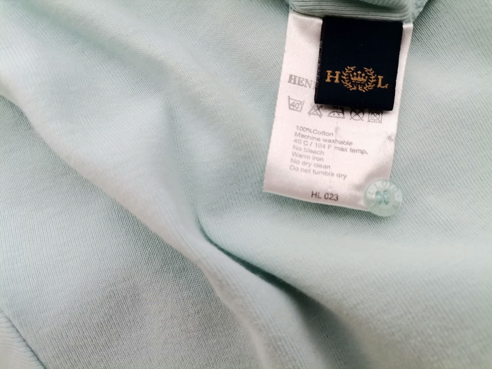 Henri Lloyd Stl 38 Färg Mintgrön Rund hals T-shirt Kortärmad Material Bomull 100%