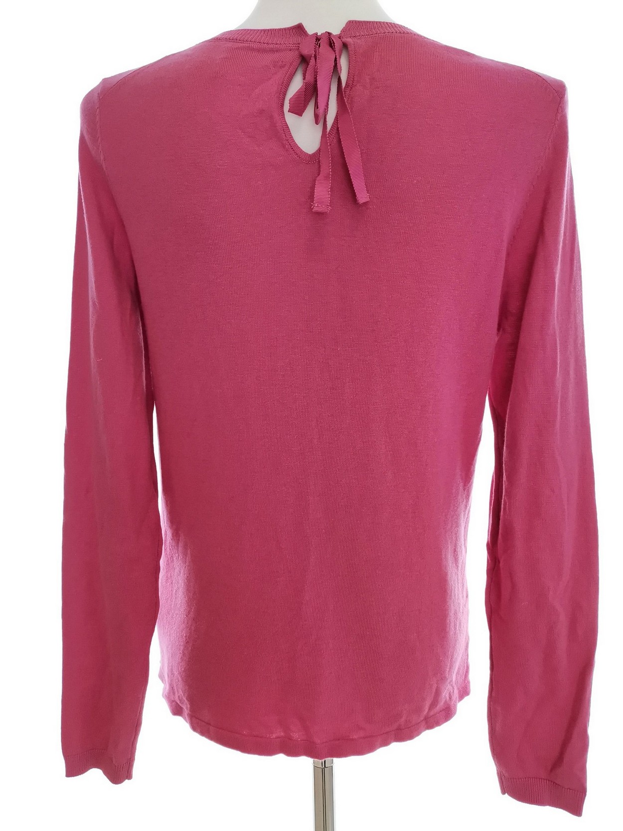 Massimo dutti Stl M Färg Rosa Draperad Blus Långärmad Material Siden