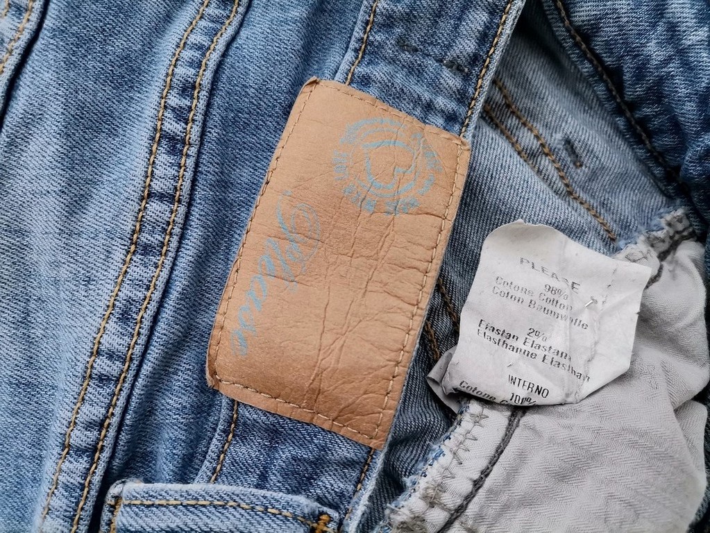 Please Stl XXS Färg Blå Jeans Material Bomull 100%