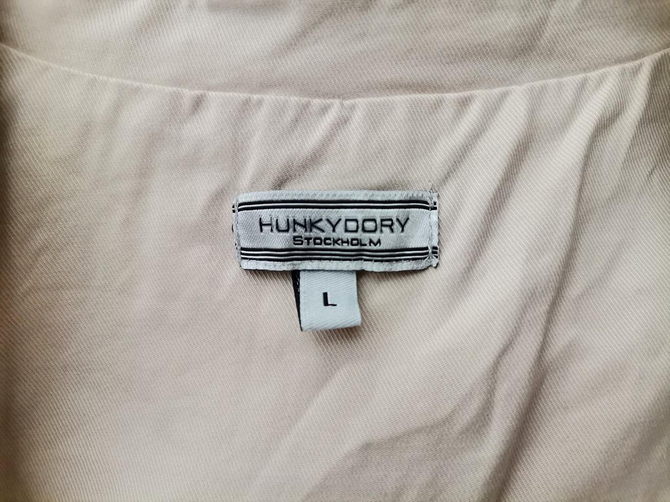 Hunkydory Stl L Färg Beige Krage Kavaj med knappar Långärmad Material Bomull