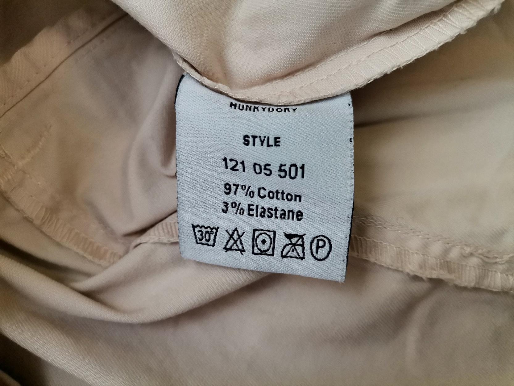 Hunkydory Stl L Färg Beige Krage Kavaj med knappar Långärmad Material Bomull