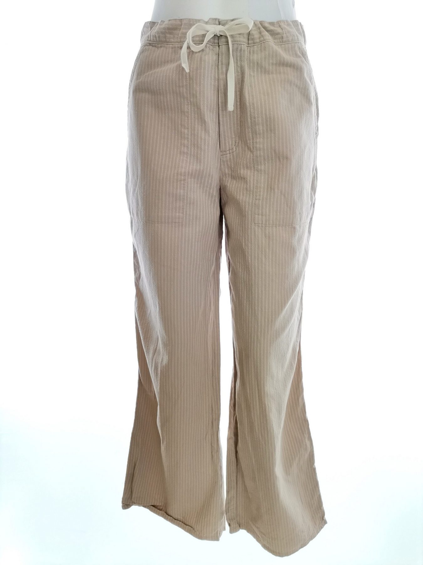 Noa noa Stl S Färg Beige Ränder Casual Byxor Material Bomull 100%